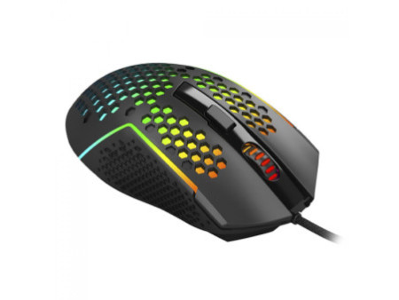 Mouse Gamer Redragon Reaping Plus, RGB, 6 Botões, 52000 DPI, Black, M987P-K V2
