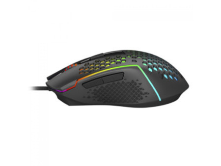Mouse Gamer Redragon Reaping Plus, RGB, 6 Botões, 52000 DPI, Black, M987P-K V2