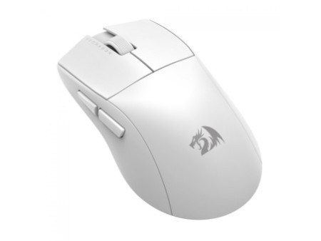 Mouse Gamer Redragon King Pro 4K Lunar White, Wireless, Bluetooth, 26000 DPI, 7 Botões, Polling Rate 4000hz, Branco, M916W-PRO-4
