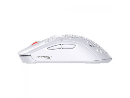 Mouse Gamer HyperX Pulsefire Haste, Wireless, RGB, 16000 DPI, 6 Botões, PAW 3335, Branco, 4P5D8AA