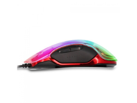 Mouse Gamer Havit MS952, RGB, 8000DPI, USB, 7 Botões, PMW3325, Preto e Vermelho