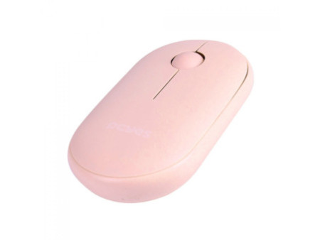 Mouse PCYes College, Wireless/Bluetooth, 1600 DPI, 3 Botões, Rosa, PMCWMDSCP