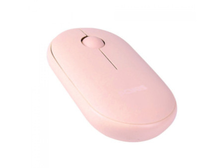 Mouse PCYes College, Wireless/Bluetooth, 1600 DPI, 3 Botões, Rosa, PMCWMDSCP