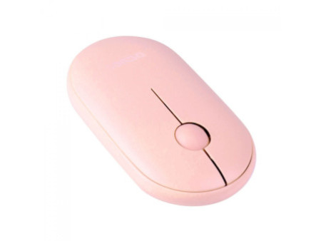Mouse PCYes College, Wireless/Bluetooth, 1600 DPI, 3 Botões, Rosa, PMCWMDSCP
