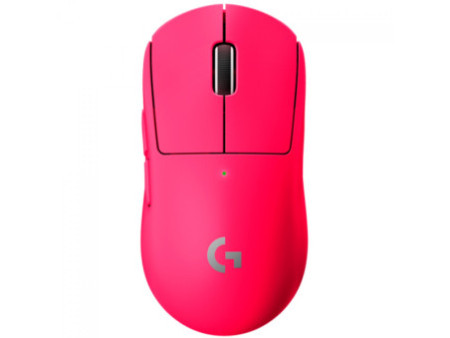 Mouse Gamer Logitech G Pro X Superlight, Sem Fio, 25.400 DPI, Sensor Hero, 5 Botões, Magenta, 910-005955