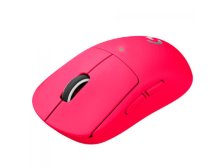Mouse Gamer Logitech G Pro X Superlight, Sem Fio, 25.400 DPI, Sensor Hero, 5 Botões, Magenta, 910-005955