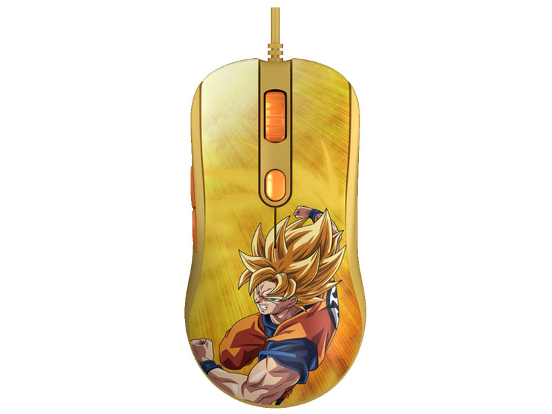 Mouse Gamer Akko, Dragon Ball Super, Super Saiyan 2, 12400 DPI, 5 Botões Pragramáveis, Akko AG325 Super Saiyan 2