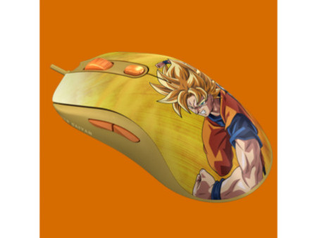 Mouse Gamer Akko, Dragon Ball Super, Super Saiyan 2, 12400 DPI, 5 Botões Pragramáveis, Akko AG325 Super Saiyan 2