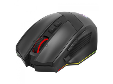 Mouse Gamer Redragon Rind Pro, RGB, Wireless/Bluetooth, 26000 DPI, 10 Botões, Sensor PAW3395, Preto, M813RGB-PRO