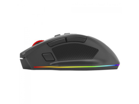 Mouse Gamer Redragon Rind Pro, RGB, Wireless/Bluetooth, 26000 DPI, 10 Botões, Sensor PAW3395, Preto, M813RGB-PRO