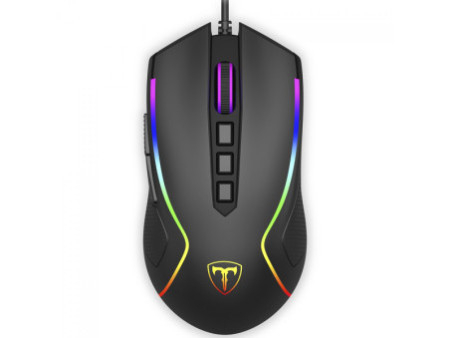 Mouse Gamer T-Dagger Darkangel V3, RGB, 4000 DPI, 8 Botões, Preto, T-TGM209 V3
