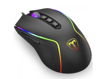 Mouse Gamer T-Dagger Darkangel V3, RGB, 4000 DPI, 8 Botões, Preto, T-TGM209 V3