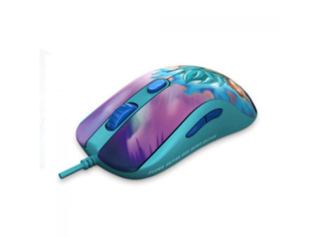 Mouse Gamer Akko, Dragon Ball Super, Super Saiyan Blue, 12400 DPI, 5 Botões Pragramáveis, Akko AG325