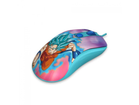 Mouse Gamer Akko, Dragon Ball Super, Super Saiyan Blue, 12400 DPI, 5 Botões Pragramáveis, Akko AG325