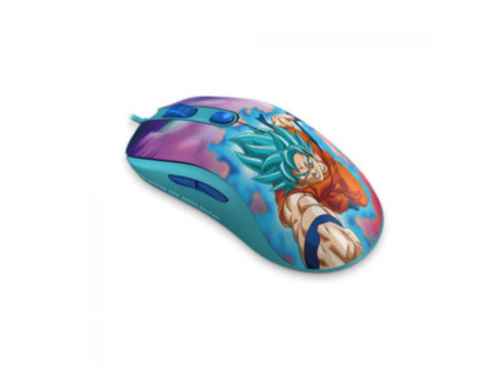 Mouse Gamer Akko, Dragon Ball Super, Super Saiyan Blue, 12400 DPI, 5 Botões Pragramáveis, Akko AG325