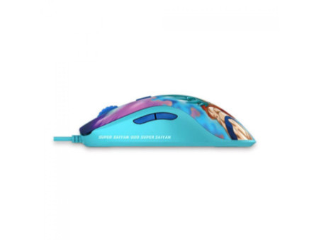 Mouse Gamer Akko, Dragon Ball Super, Super Saiyan Blue, 12400 DPI, 5 Botões Pragramáveis, Akko AG325
