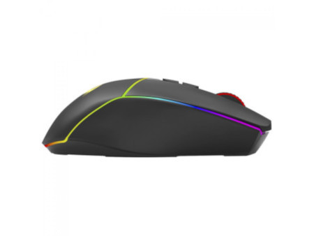 Mouse Gamer Redragon Axe Pro, RGB, Wireless/Bluetooth, 8000 DPI, 8 Botões, Sensor PAW3104, Preto, M814RGB-PRO