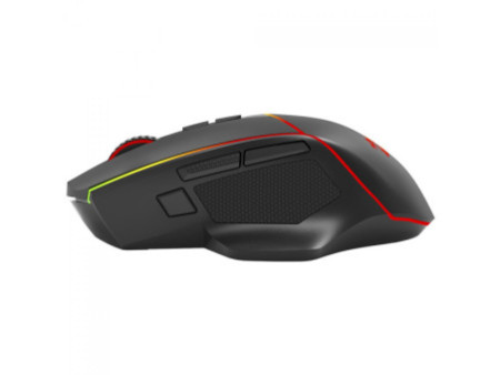 Mouse Gamer Redragon Axe Pro, RGB, Wireless/Bluetooth, 8000 DPI, 8 Botões, Sensor PAW3104, Preto, M814RGB-PRO