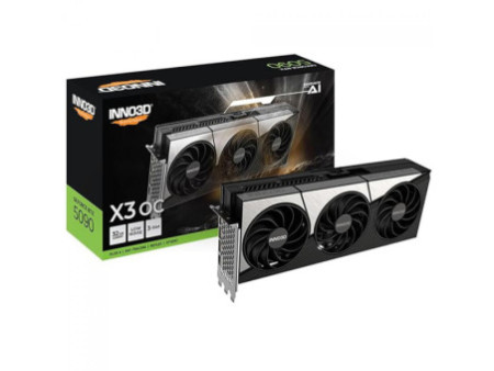 Placa de Vídeo INNO3D NVIDIA GeForce RTX 5090 X3 OC, 32GB, GDDR7, DLSS, Ray Tracing, N50903-32D7X-17593928