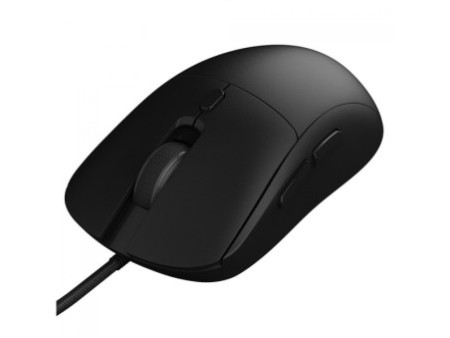 Mouse Gamer PCYes Basaran Black Vulcan, RGB, 12400 DPI, PWM 3327, 6 Botões, Preto, PMGBRBV
