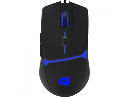 Mouse Gamer Fortrek Crusader, RGB Rainbow, 7200 DPI, 5 Botões Programaveis, Black, 70526