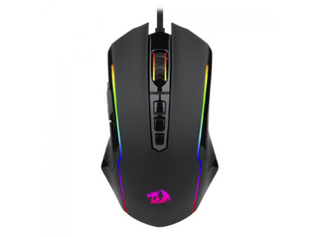 Mouse Gamer Redragon Ranger Basic, RGB, 4000 DPI, PAW3104, 9 Botões Programáveis, Black, M910-K