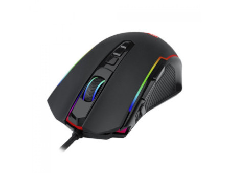 Mouse Gamer Redragon Ranger Basic, RGB, 4000 DPI, PAW3104, 9 Botões Programáveis, Black, M910-K