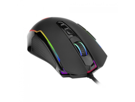 Mouse Gamer Redragon Ranger Basic, RGB, 4000 DPI, PAW3104, 9 Botões Programáveis, Black, M910-K
