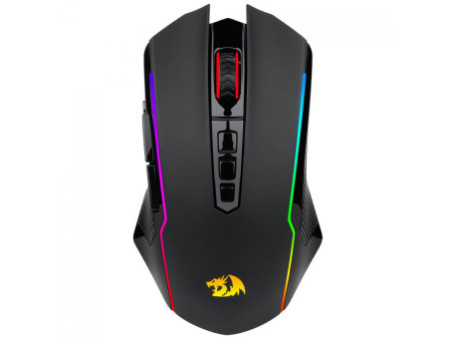 Mouse Gamer Redragon Nix, RGB, Wireless, 10000 DPI, 9 Botões, Sensor PixArt PMW3325, Preto, M914-RGB