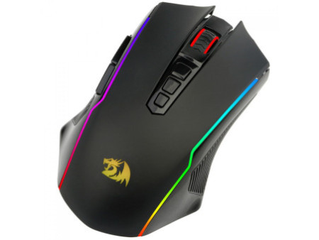 Mouse Gamer Redragon Nix, RGB, Wireless, 10000 DPI, 9 Botões, Sensor PixArt PMW3325, Preto, M914-RGB