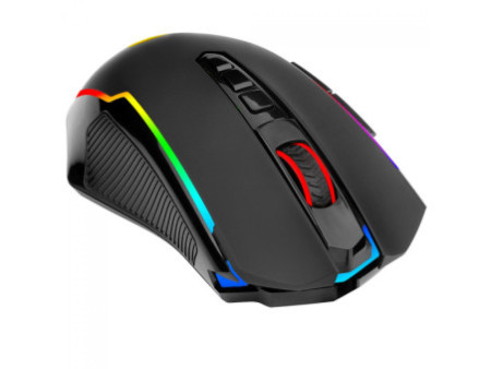 Mouse Gamer Redragon Nix, RGB, Wireless, 10000 DPI, 9 Botões, Sensor PixArt PMW3325, Preto, M914-RGB