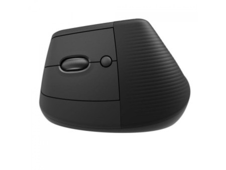 Mouse Logitech Lift Left, Vertical, Sem Fio/Bluetooth, 4000 DPI, 6 Botões, Grafite, 910-006467
