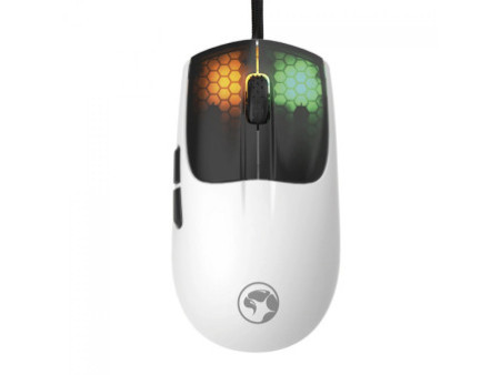 Mouse Gamer Marvo M727, RGB, 12.000 DPI, 6 Botões Programáveis