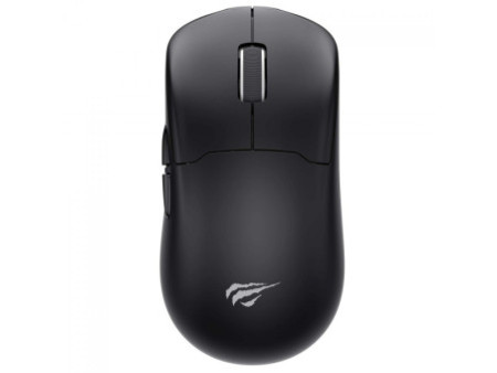 Mouse Gamer Havit MS979WB, Wireless/Bluetooth, 26000 DPI, 6 Botões, PMW3395, Com Dock de Carregamento RGB, Preto