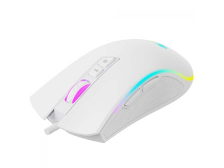 Mouse Gamer Havit MS1034, RGB, 4800DPI, USB, 7 Botões, Branco