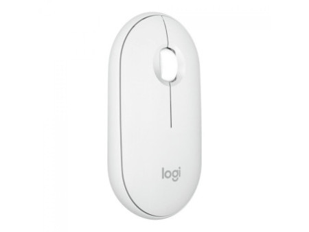 Mouse Logitech Pebble 2 M350s, Sem Fio, Bluetooth, Branco, 910-007047