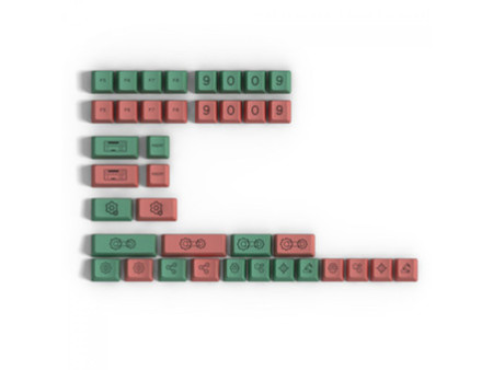 Keycaps Akko 9009 Set R2, PBT, 38 Teclasm, ANSI