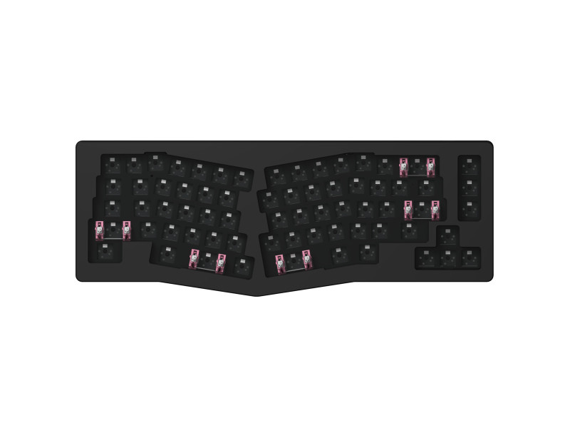 Base de Teclado Akko DIY ACR PRO Alice S Plus Kit, RGB, 68 Teclas, Black