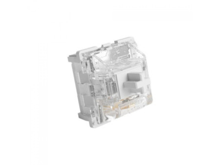 Switch Para Teclado Mecânico Akko Custom Switches, Tatíl, Kit Com 45 Unidades, Wine White (Lubed)