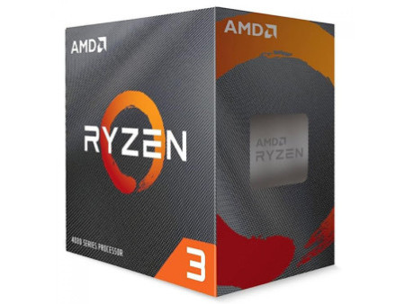 Processador AMD Ryzen 3 4100, 3.8GHz (4.0GHz Turbo), 4-Cores 8-Threads, Cooler Wraith Stealth, AM4, 100-100000510BOX