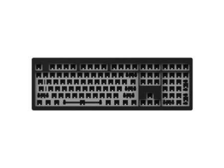 Base De Teclado Akko MonsGeek M5 Barebone QMK, Mecânico 100%, 108 Teclas, Black