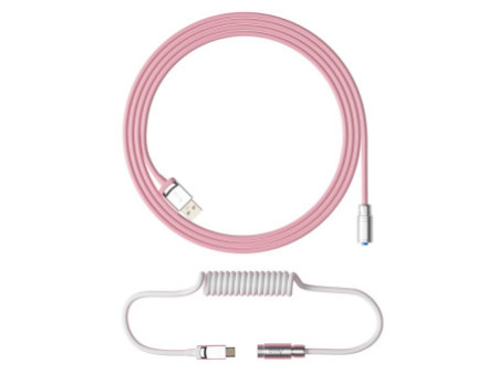 Cabo Enrolado Aviator Akko V2 para Teclado, Prunus Lannesiana