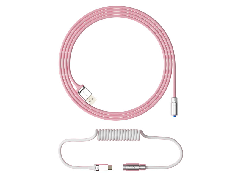 Cabo Enrolado Aviator Akko V2 para Teclado, Prunus Lannesiana