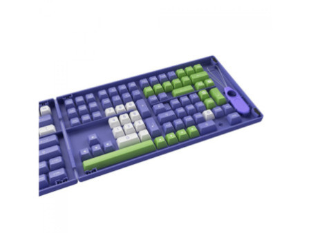 Keycaps Akko Very Peri, ASA, PBT, ANSI, 197 Teclas