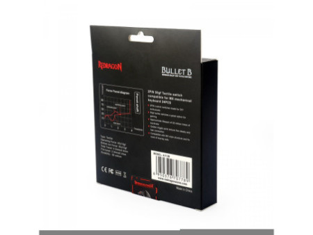 Switch Para Teclado Mecânico Redragon, Tactile, Kit Com 24 Unidades, Bullet B, A113B