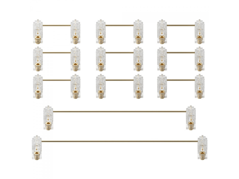 Kit de Parafusos Para Teclado Akko Estabilizador, Transparente