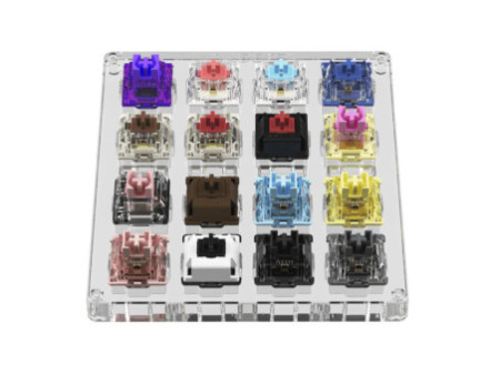 Switches Para Teste Akko x MonsGeek, 16 Teclas