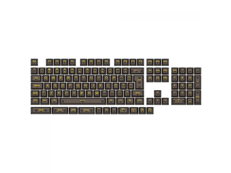 Keycaps Redragon Crystal, OSA, ABNT2, 117 Teclas, A138 PT