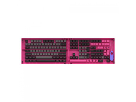 Keycaps Akko Black & Rose, ASA, PBT, ANSI, 197 Teclas