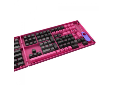Keycaps Akko Black & Rose, ASA, PBT, ANSI, 197 Teclas